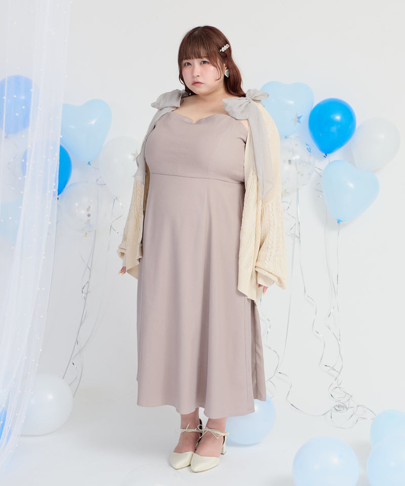 【Anniversary Special item】CHIFFON RIBBON CAMI DRESS/シフォンリボンキャミワンピース