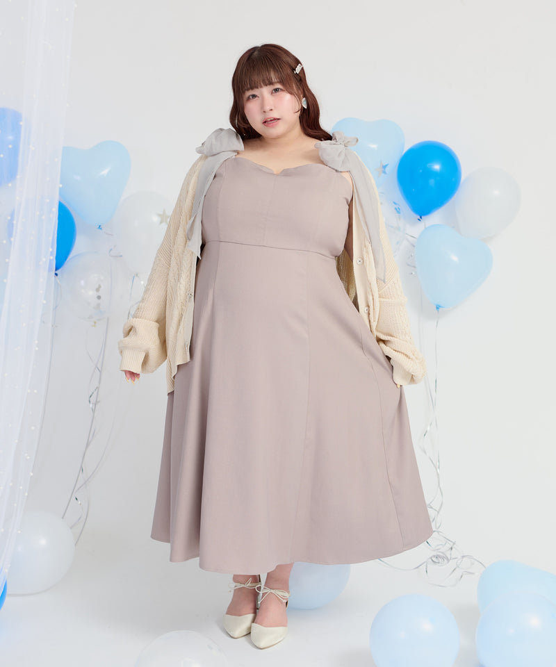 【Anniversary Special item】CHIFFON RIBBON CAMI DRESS/シフォンリボンキャミワンピース