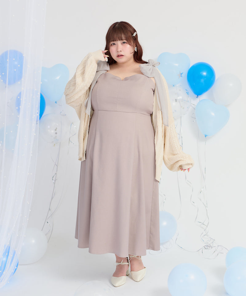 【Anniversary Special item】CHIFFON RIBBON CAMI DRESS/シフォンリボンキャミワンピース