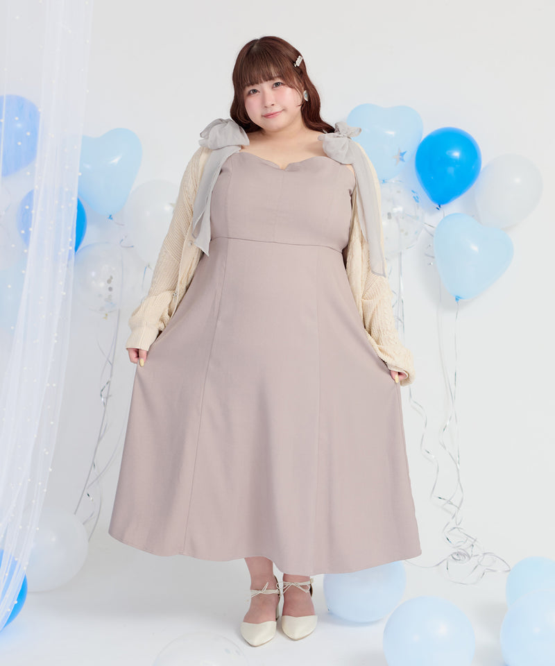 【Anniversary Special item】CHIFFON RIBBON CAMI DRESS/シフォンリボンキャミワンピース