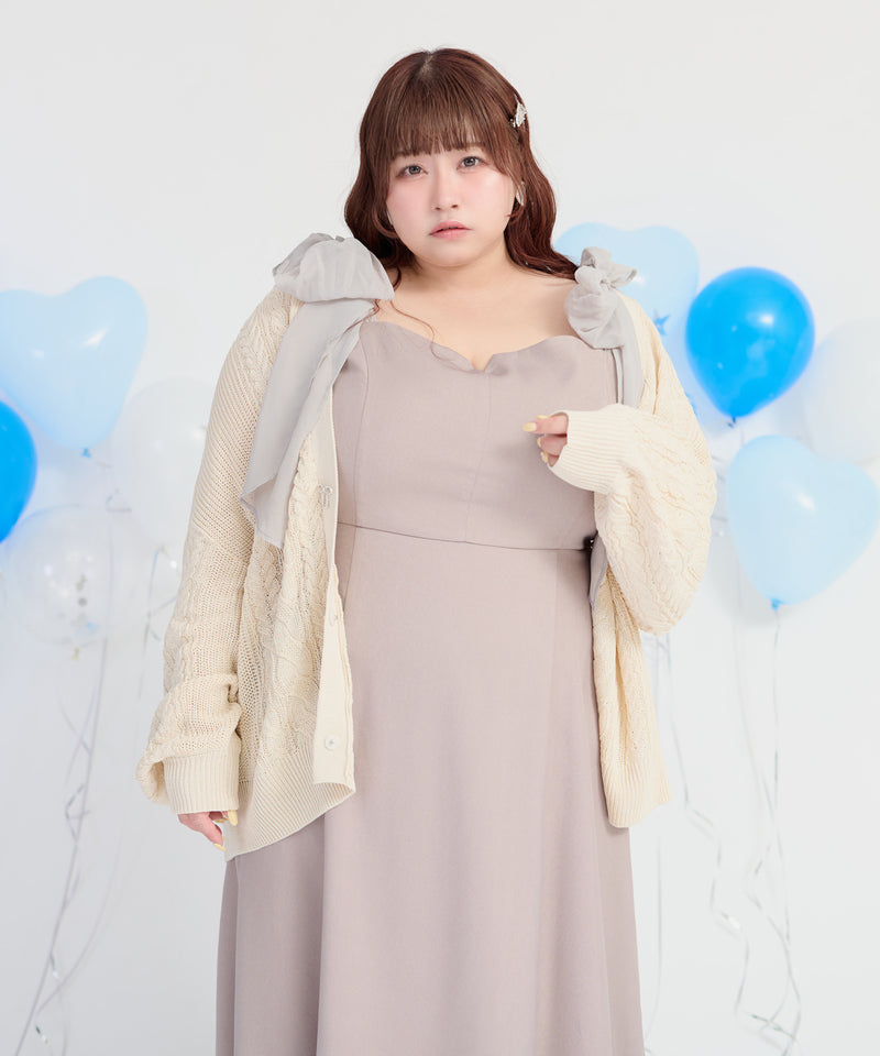 【Anniversary Special item】CHIFFON RIBBON CAMI DRESS/シフォンリボンキャミワンピース