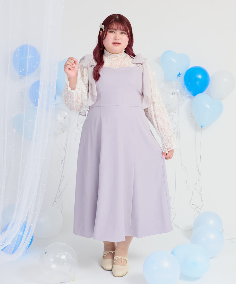 【Anniversary Special item】CHIFFON RIBBON CAMI DRESS/シフォンリボンキャミワンピース