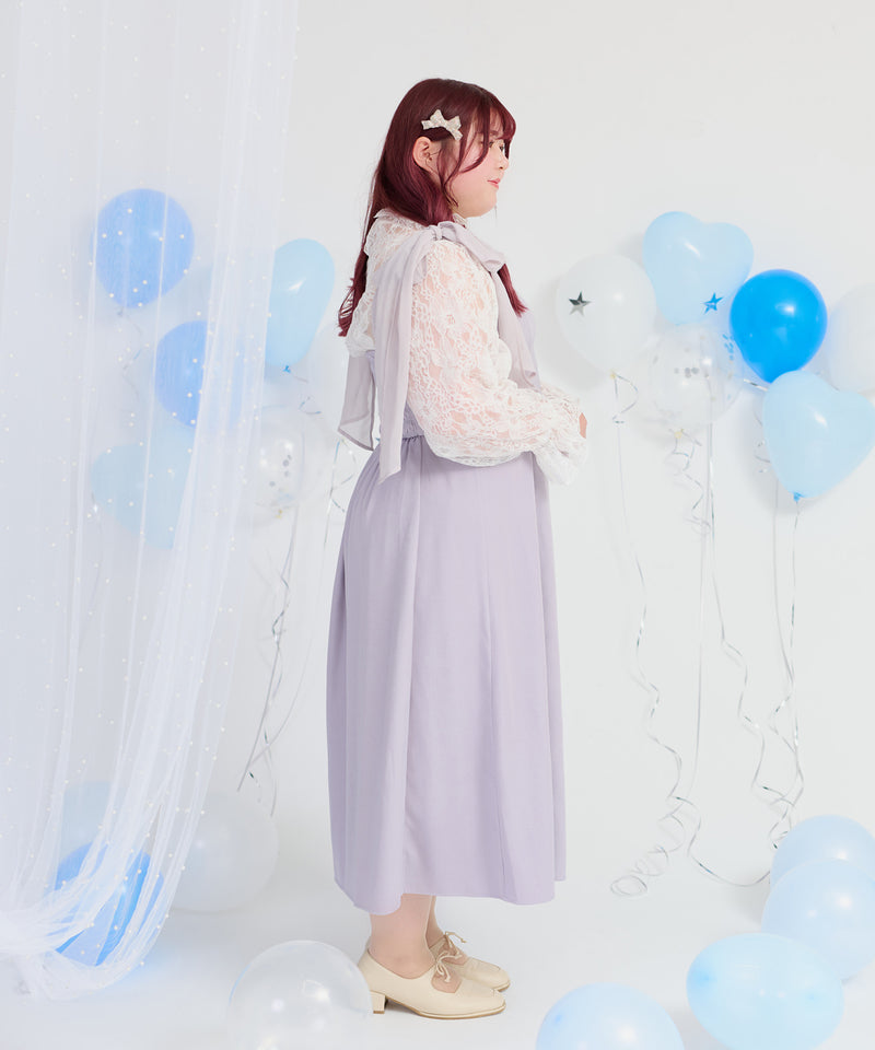 【Anniversary Special item】CHIFFON RIBBON CAMI DRESS/シフォンリボンキャミワンピース