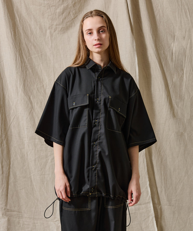 【WETTEMPT｜ウィテンプト】STITCH BALLOON WORK SHIRT /ステッチバルーンワークシャツ