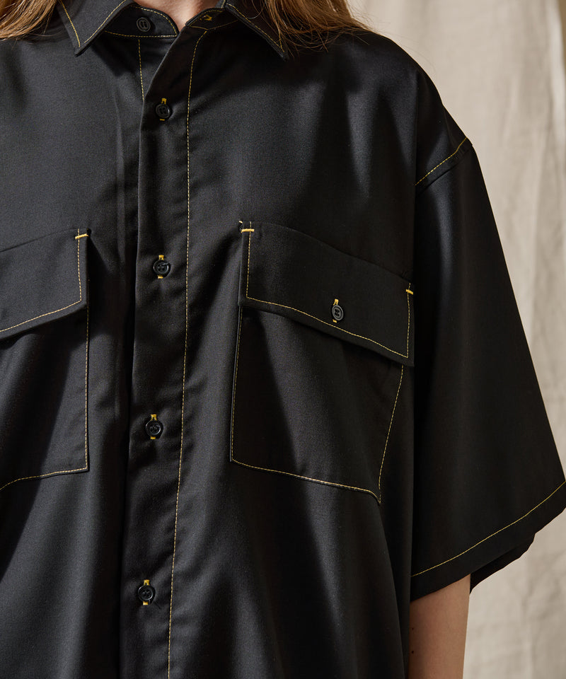 【WETTEMPT｜ウィテンプト】STITCH BALLOON WORK SHIRT /ステッチバルーンワークシャツ