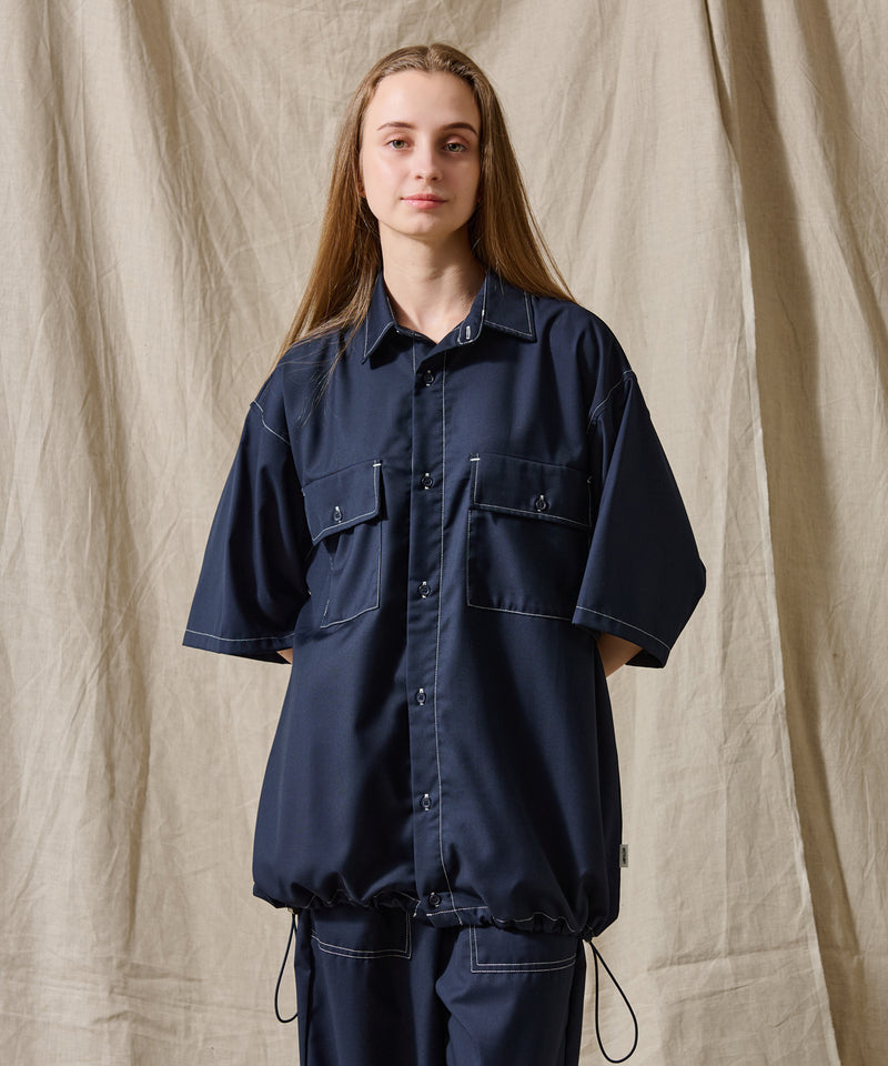 【WETTEMPT｜ウィテンプト】STITCH BALLOON WORK SHIRT /ステッチバルーンワークシャツ