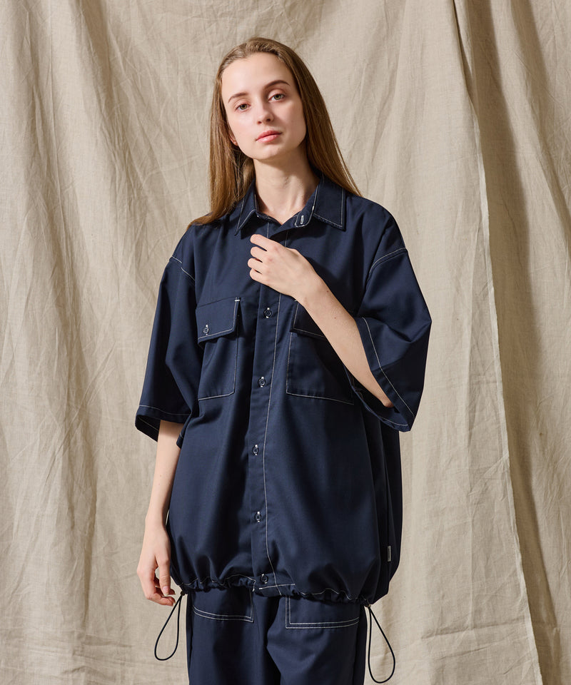 【WETTEMPT｜ウィテンプト】STITCH BALLOON WORK SHIRT /ステッチバルーンワークシャツ