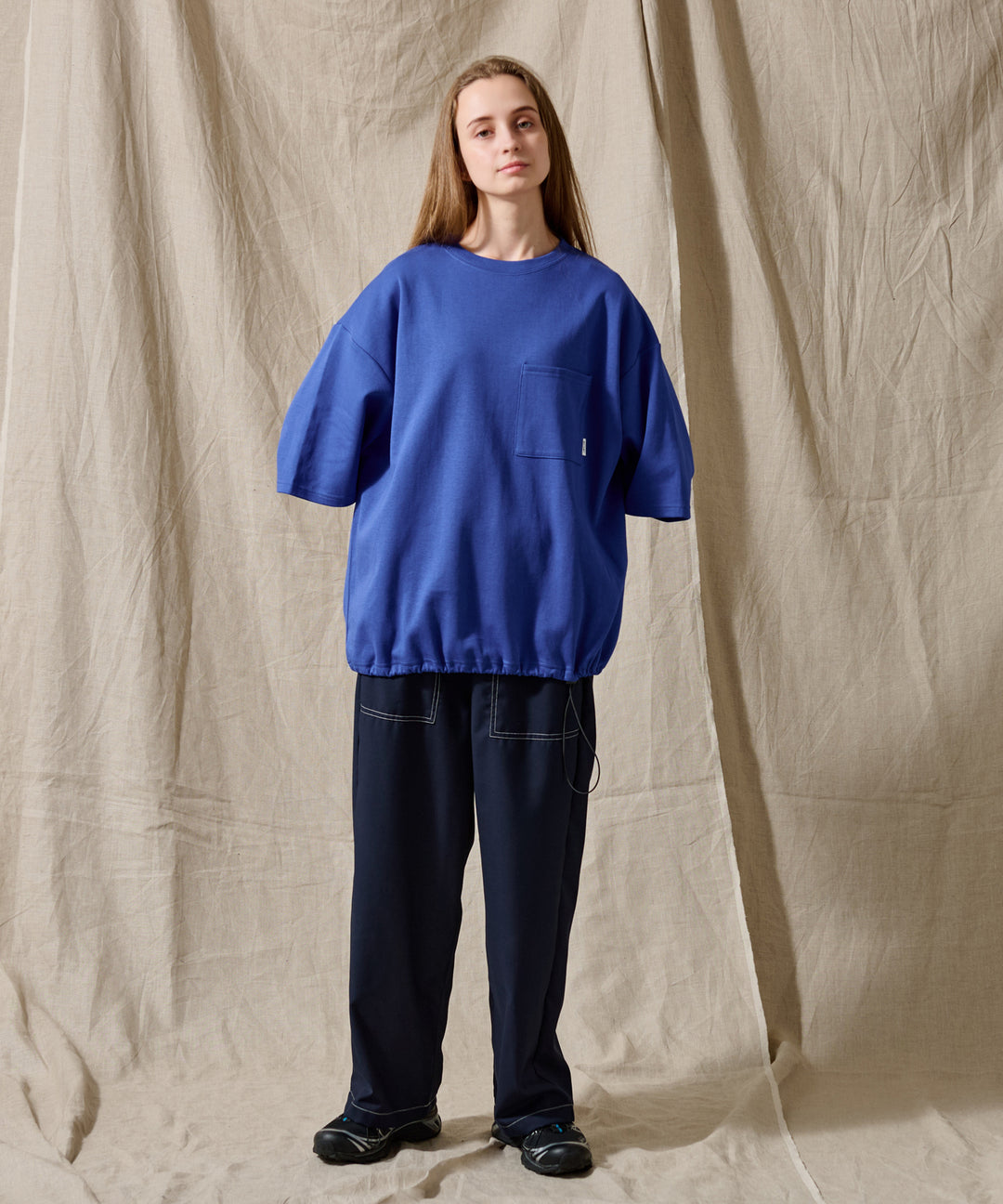 WETTEMPT｜ウィテンプト】SMOOTH DRAW CORD TEE / スムース