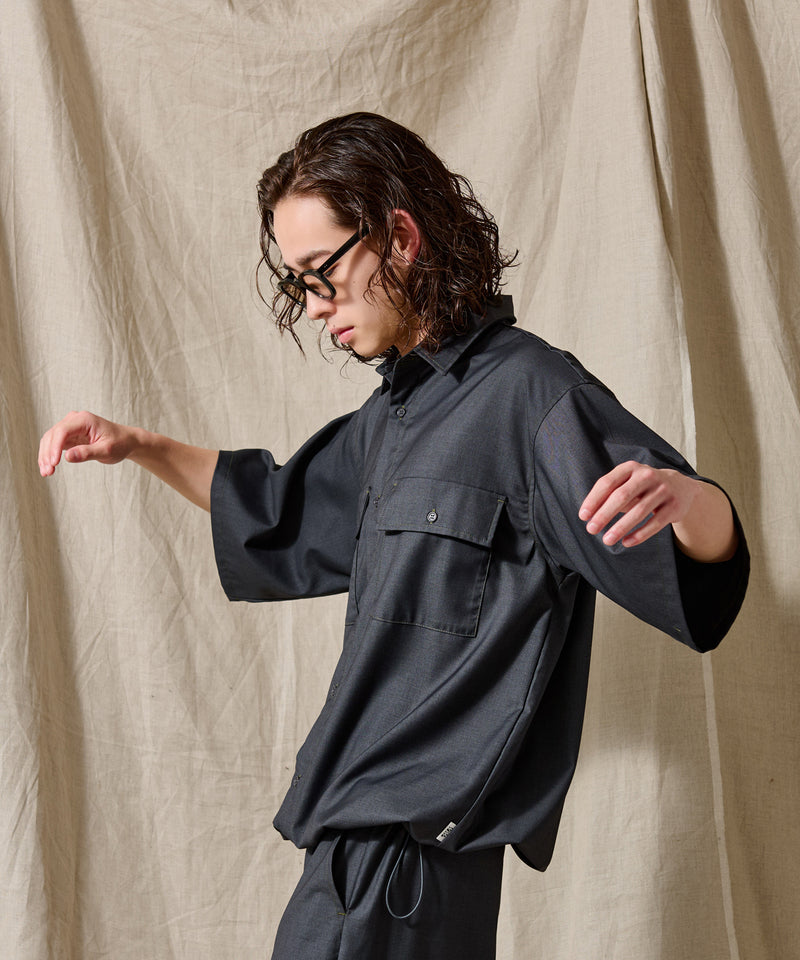 【WETTEMPT｜ウィテンプト】STITCH BALLOON WORK SHIRT /ステッチバルーンワークシャツ