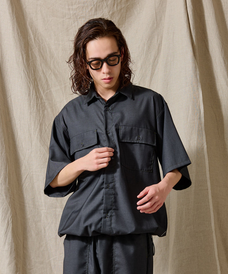 【WETTEMPT｜ウィテンプト】STITCH BALLOON WORK SHIRT /ステッチバルーンワークシャツ