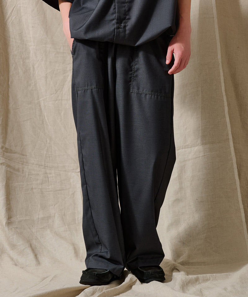 【WETTEMPT｜ウィテンプト】STITCH EASY SLACKS /ステッチイージースラックス