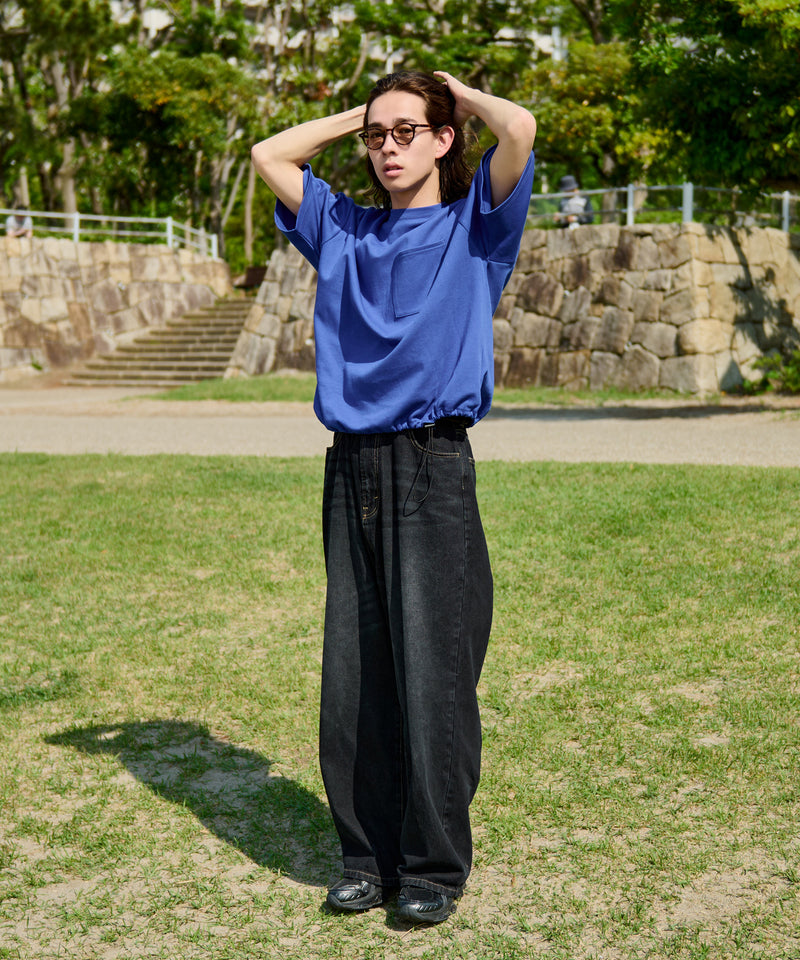 【WETTEMPT｜ウィテンプト】 OVER DYED WIDE DENIM PANTS /オーバーダイワイドデニムパンツ