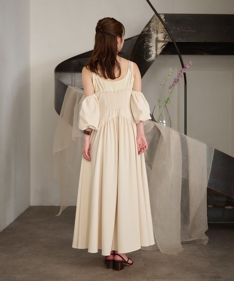 2way sleeve corset onepiece / 2wayスリーブコルセットワンピース