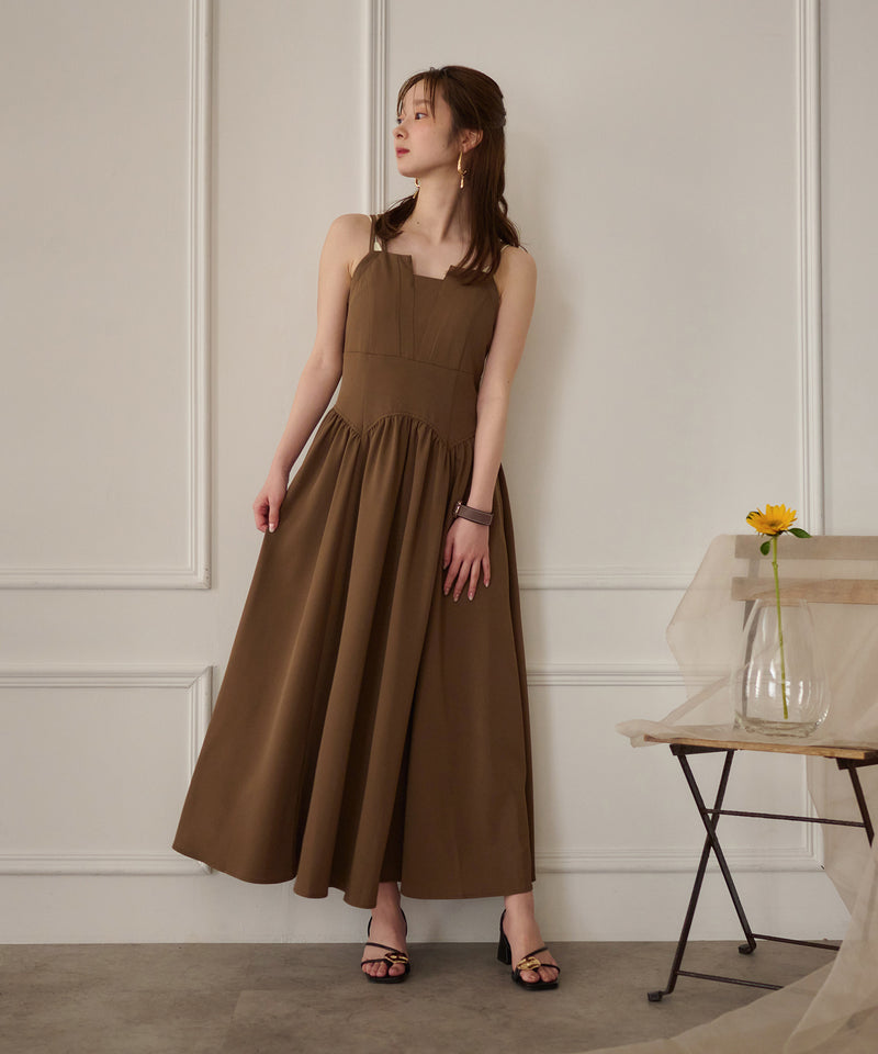 2way sleeve corset onepiece / 2wayスリーブコルセットワンピース