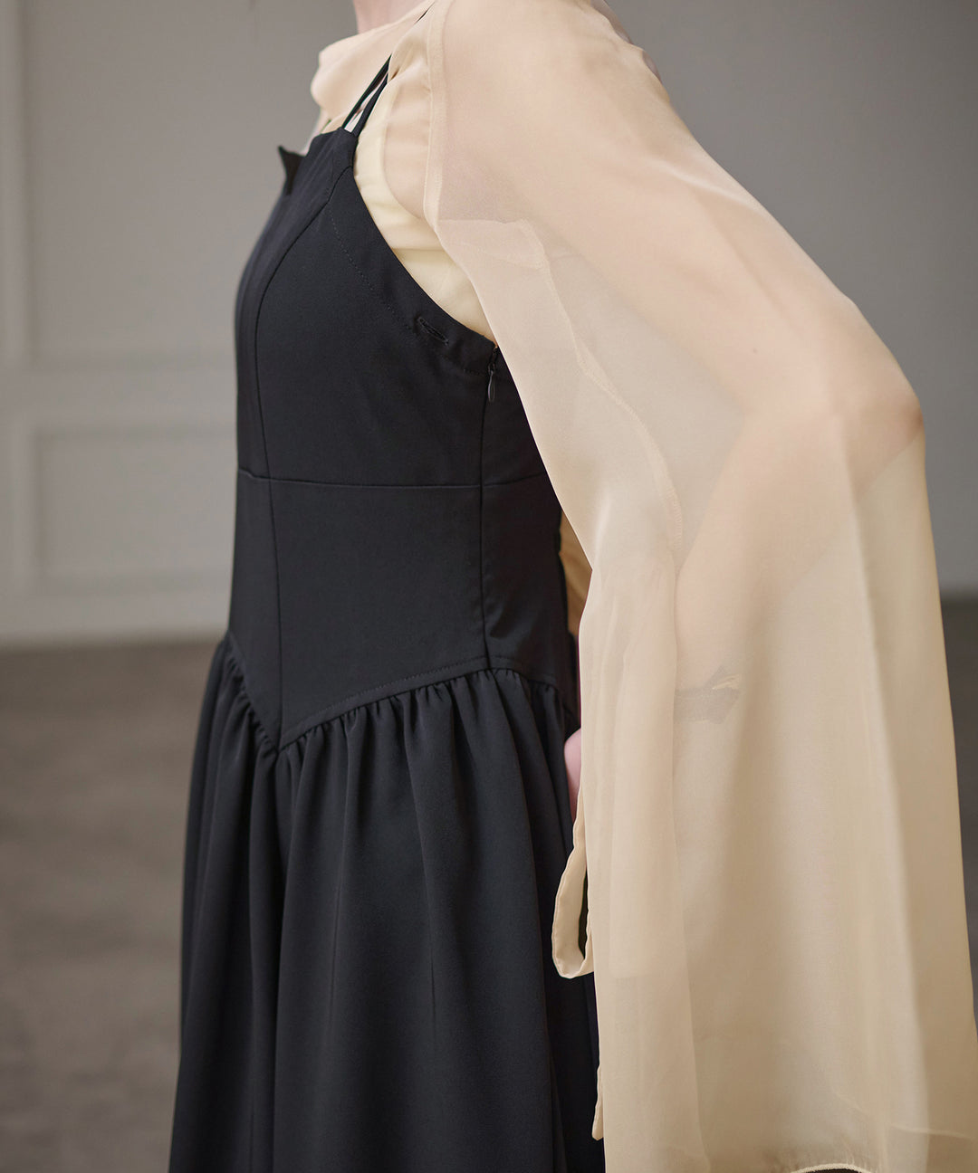 2way sleeve corset onepiece / 2wayスリーブコルセット