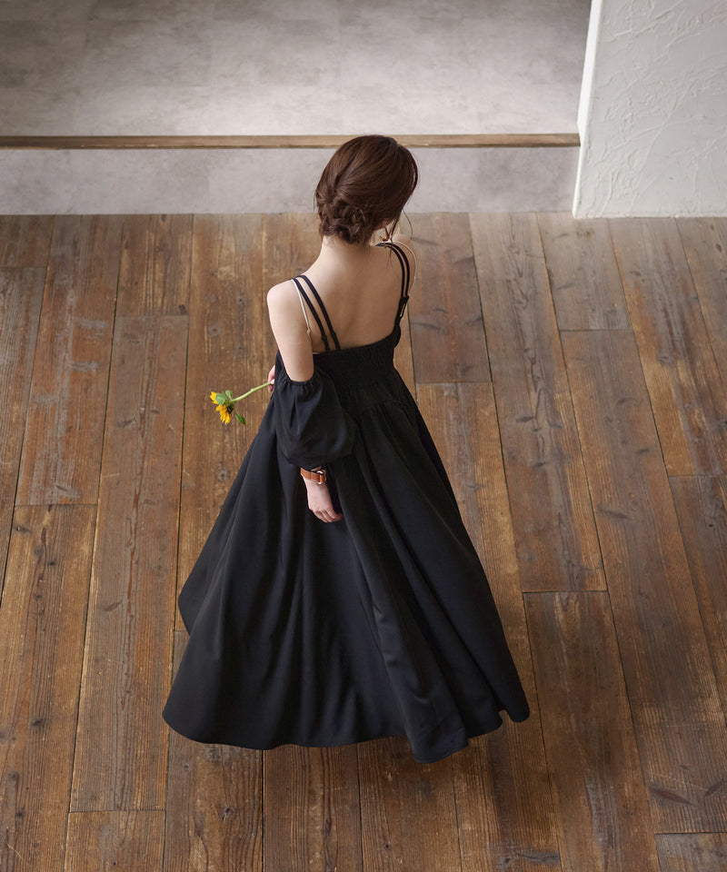 2way sleeve corset onepiece / 2wayスリーブコルセットワンピース
