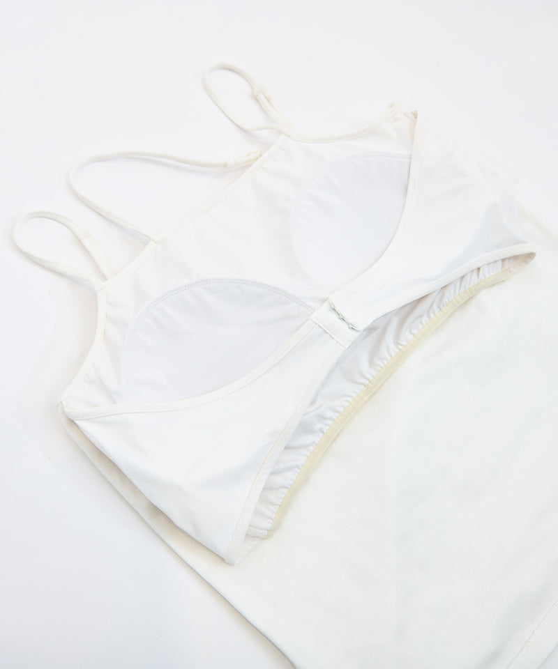 CUP+ASYMMETRY CAMI INNER/カップ付きアシメキャミインナー