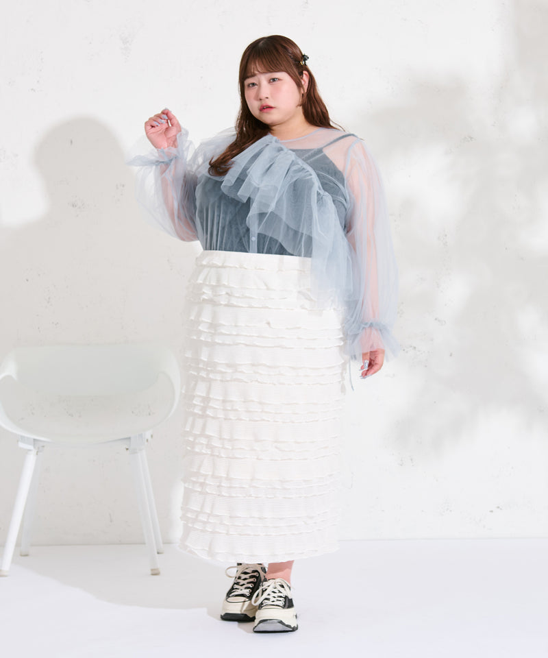 MULTI WAY TULLE BLOUSE SET/マルチウェイチュールブラウスセット