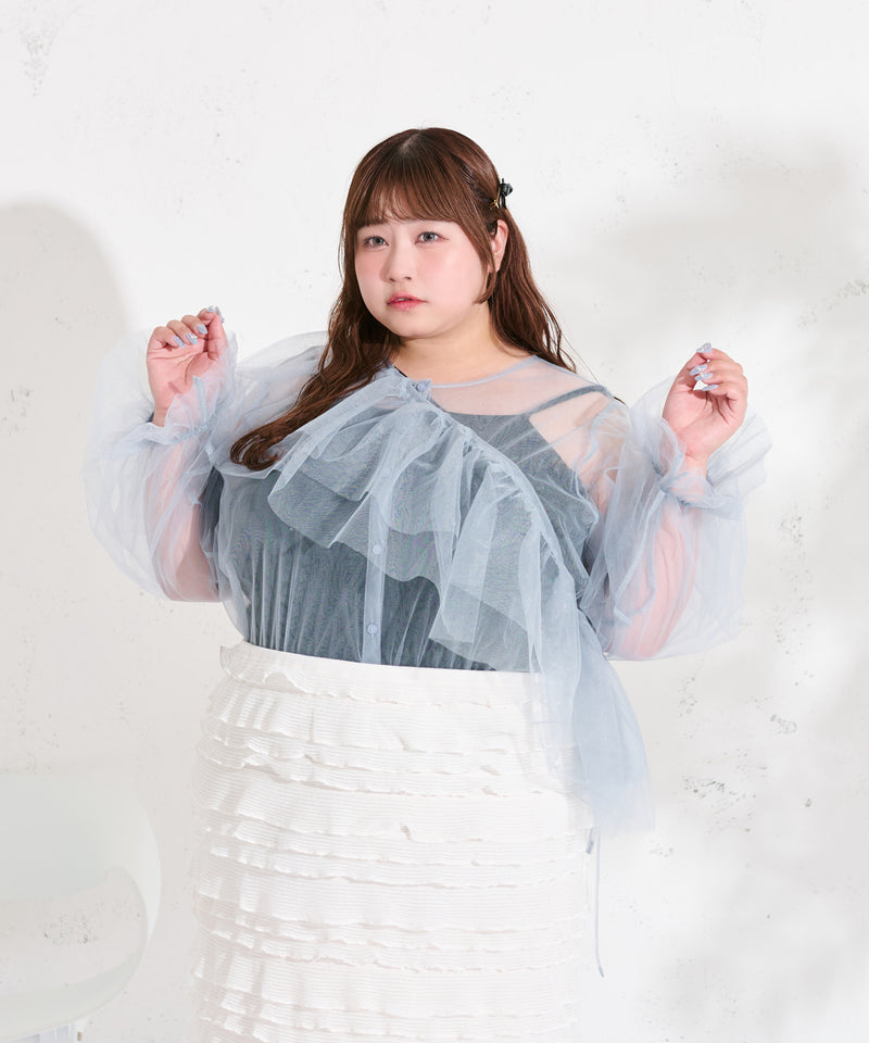 MULTI WAY TULLE BLOUSE SET/マルチウェイチュールブラウスセット