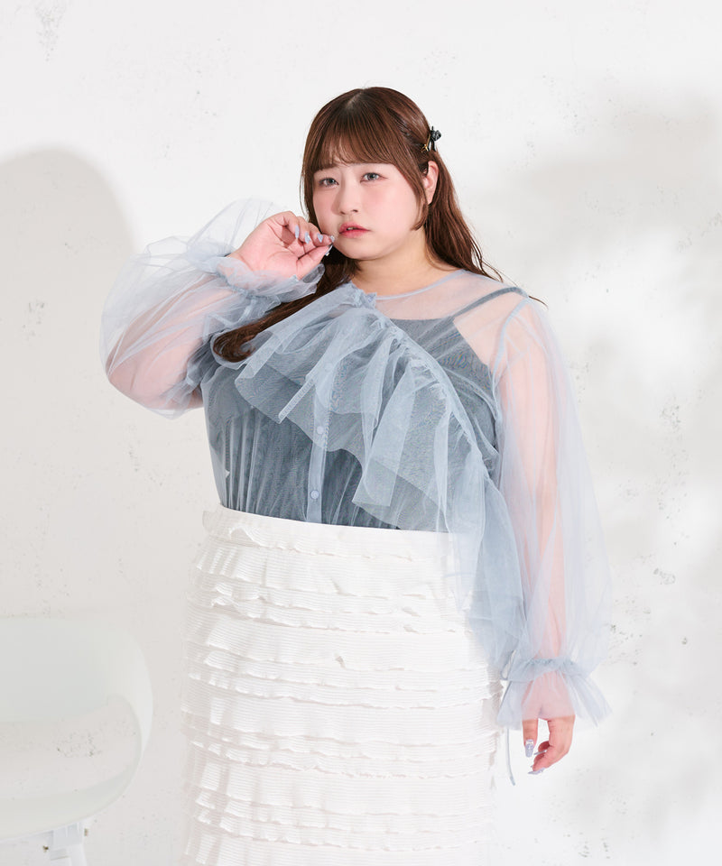 MULTI WAY TULLE BLOUSE SET/マルチウェイチュールブラウスセット