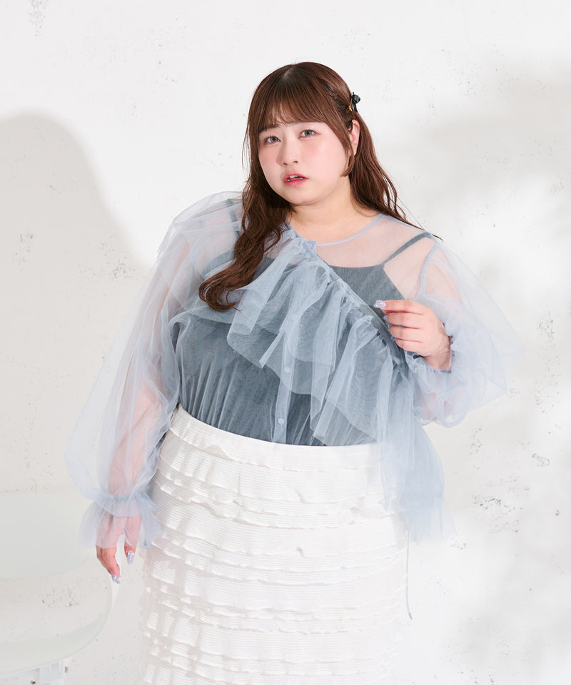 MULTI WAY TULLE BLOUSE SET/マルチウェイチュールブラウスセット