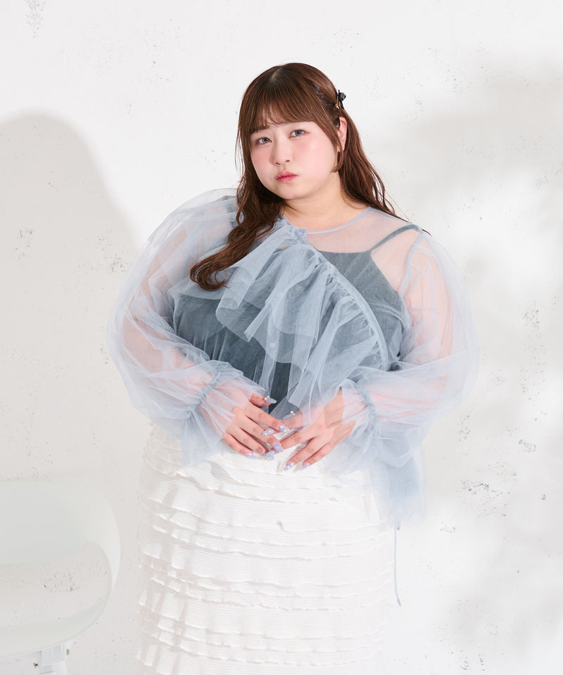 MULTI WAY TULLE BLOUSE SET/マルチウェイチュールブラウスセット