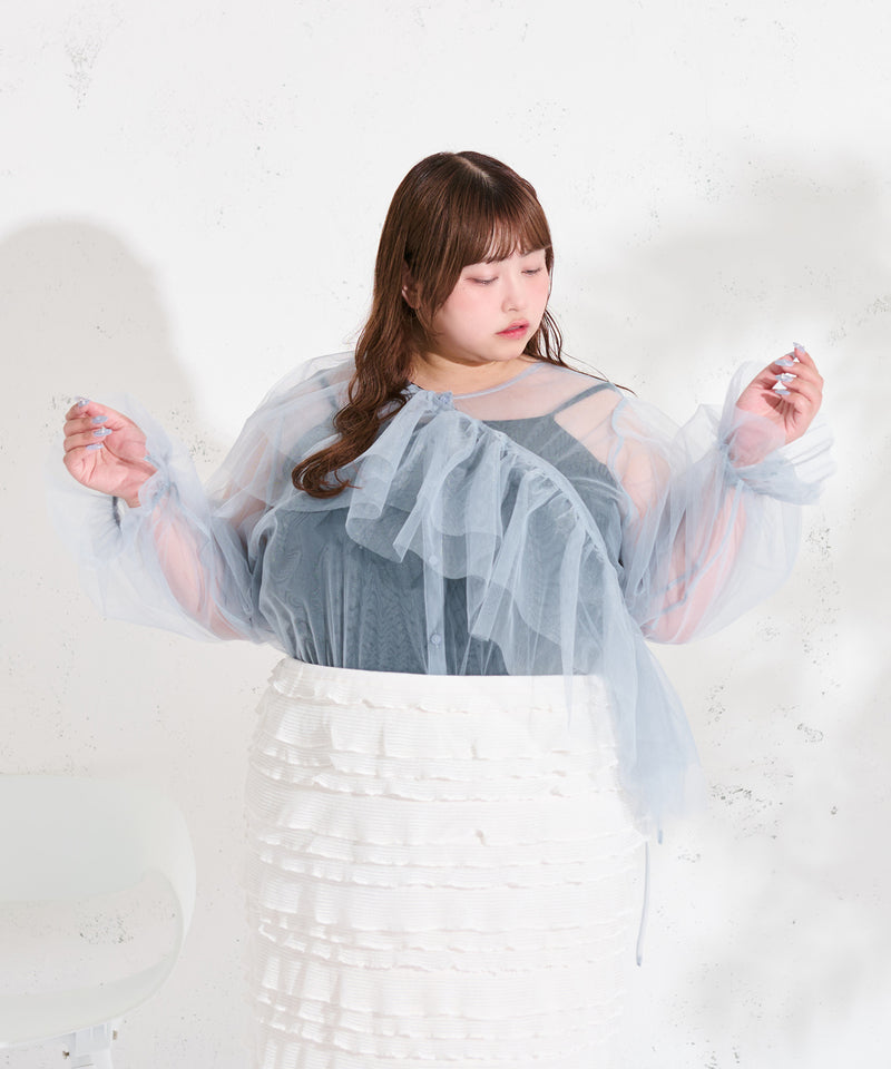 MULTI WAY TULLE BLOUSE SET/マルチウェイチュールブラウスセット