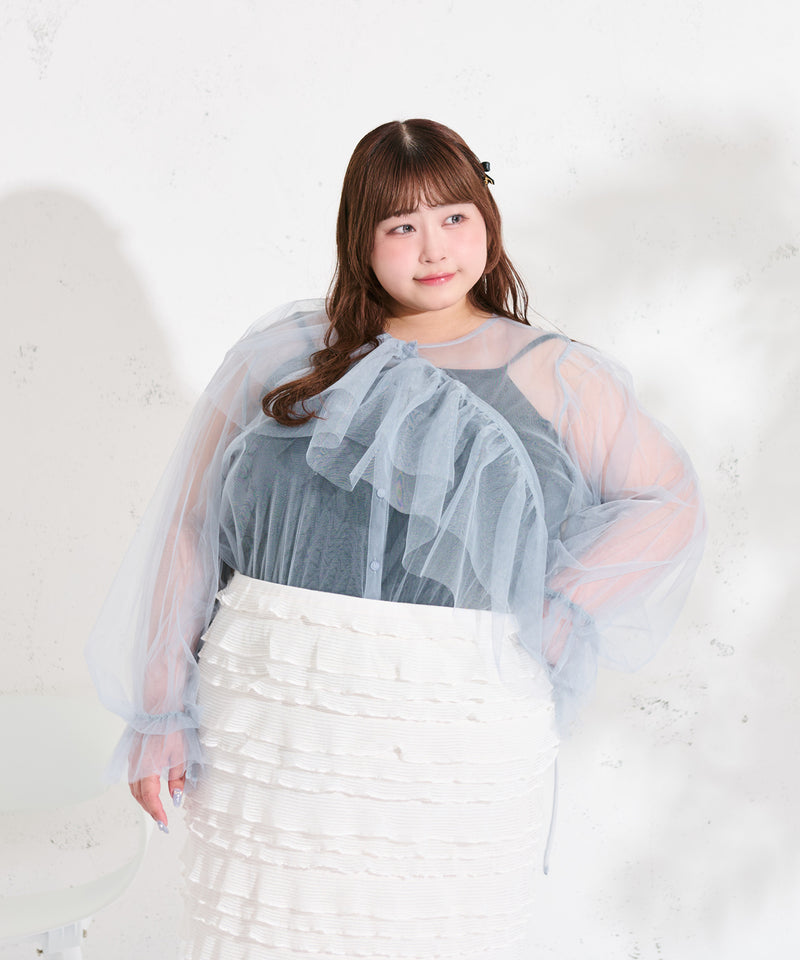 MULTI WAY TULLE BLOUSE SET/マルチウェイチュールブラウスセット