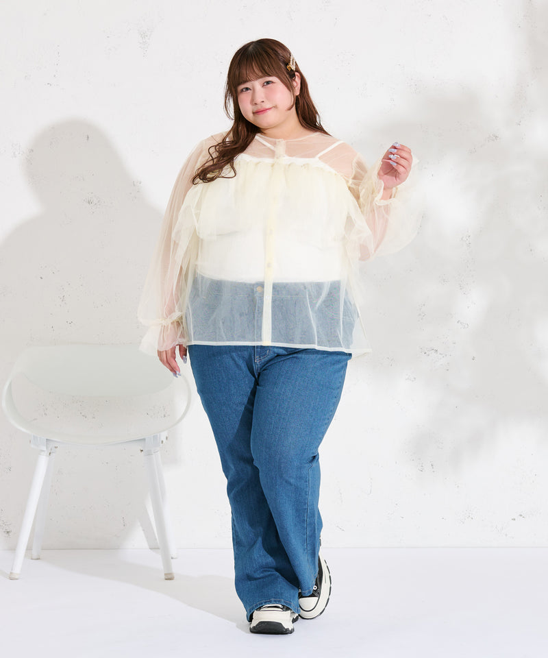 MULTI WAY TULLE BLOUSE SET/マルチウェイチュールブラウスセット