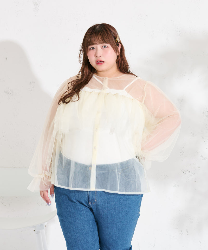 MULTI WAY TULLE BLOUSE SET/マルチウェイチュールブラウスセット