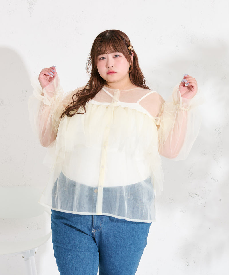 MULTI WAY TULLE BLOUSE SET/マルチウェイチュールブラウスセット