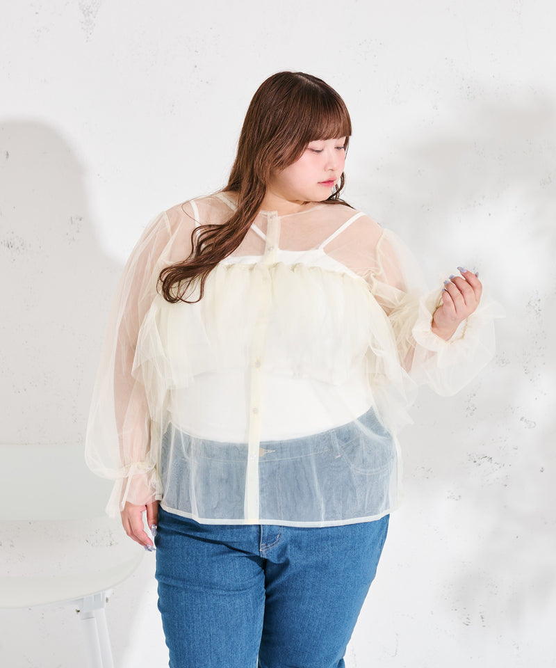 MULTI WAY TULLE BLOUSE SET/マルチウェイチュールブラウスセット