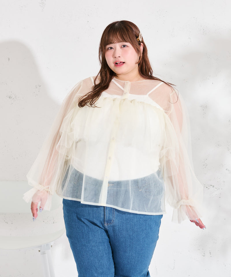 MULTI WAY TULLE BLOUSE SET/マルチウェイチュールブラウスセット