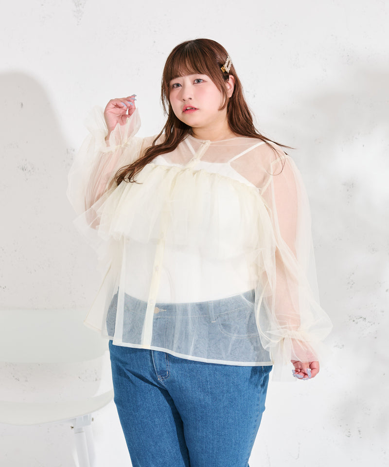 MULTI WAY TULLE BLOUSE SET/マルチウェイチュールブラウスセット