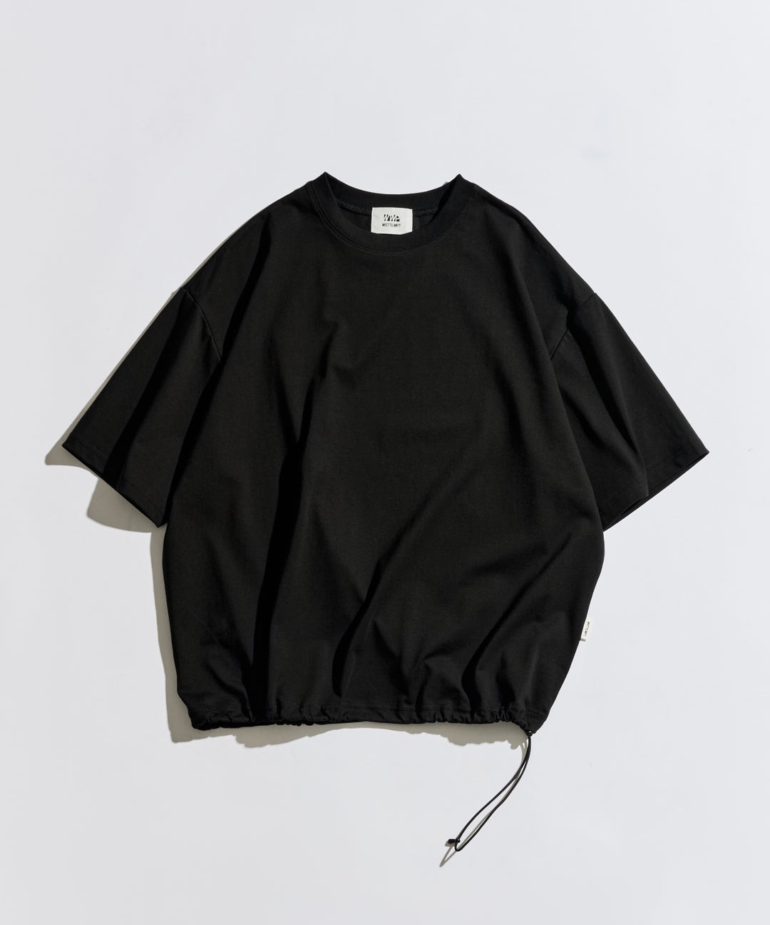 WETTEMPT｜ウィテンプト】FUNCTIONAL ONE SIDE DRAWCORD TEE