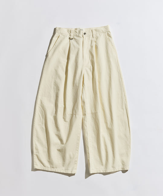 【WETTEMPT｜ウィテンプト】1 TUCK CURVE TWILL PANTS / ワンタックカーブツイルパンツ