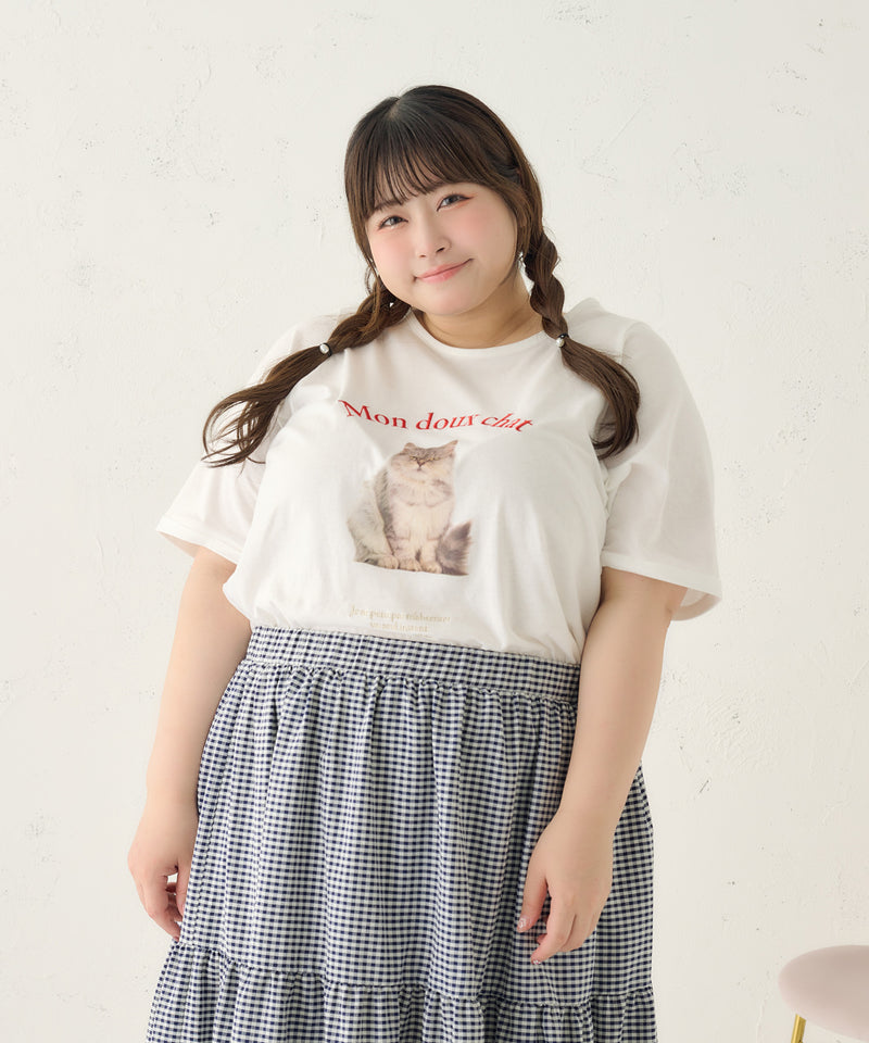 CAT T-SHIRT/ねこちゃんTシャツ