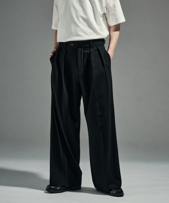 TOP LANKING　メンズフルセット　買い足し不要　即ラウンドOK　初心者様 WETTEMPT｜ウィテンプト】 WOOL BLEND 2 TUCK SLACKS / ウールブレンド