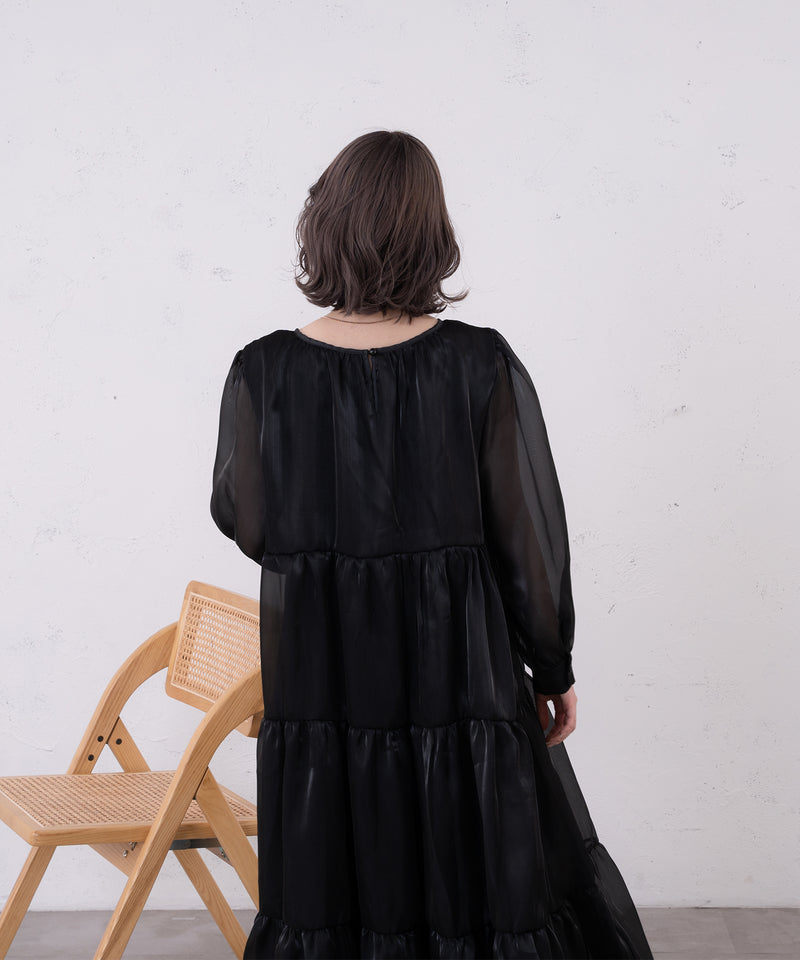 【favclo. Special price】【sae】shine tiered onepiece / モテティアードワンピース