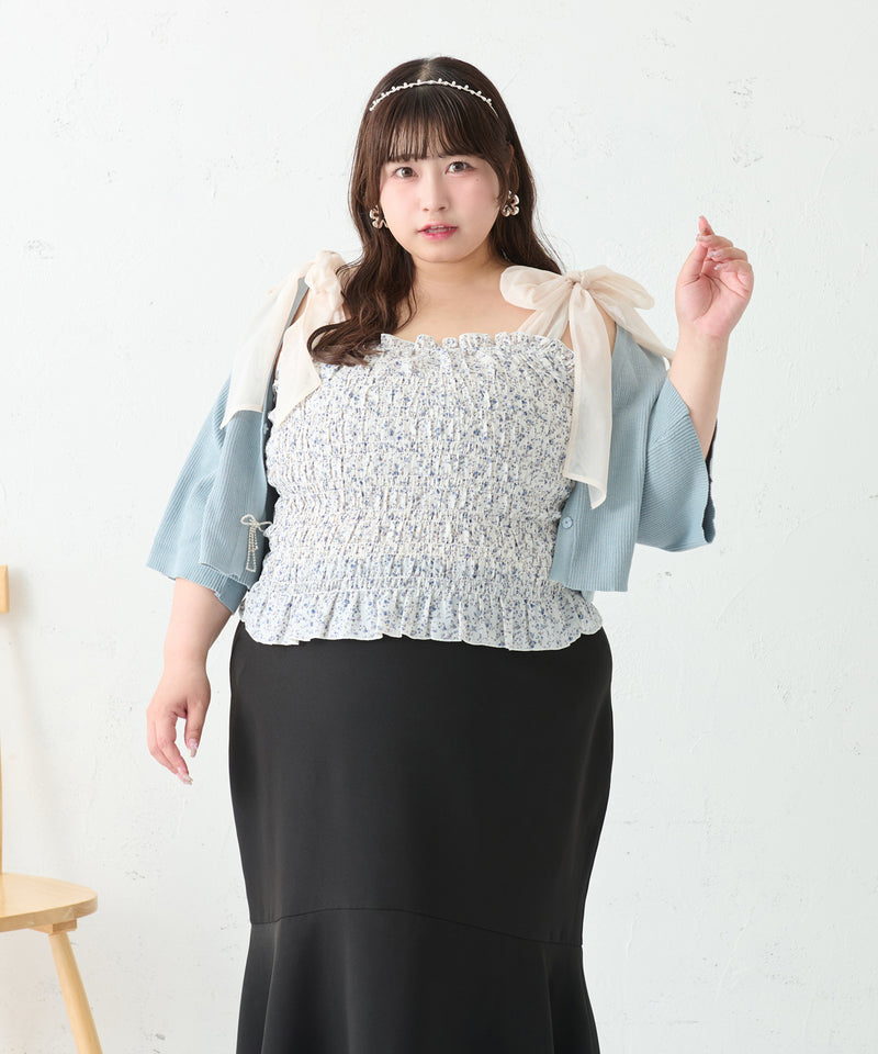 ASSORT SHIRRING CAMI/アソートシャーリングキャミ