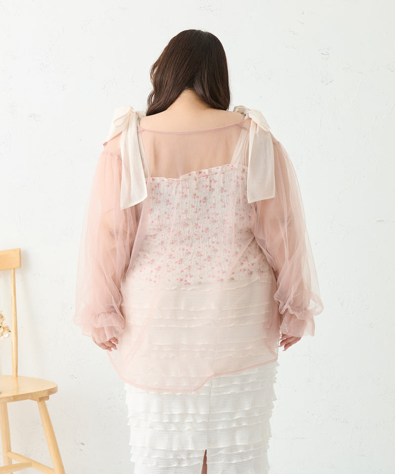 ASSORT SHIRRING CAMI/アソートシャーリングキャミ