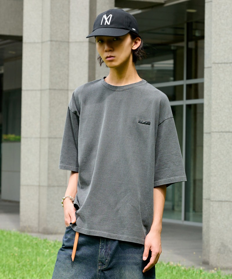 【WETTEMPT｜ウィテンプト】PIGMENT BACK LOGO TEE / ピグメントバックロゴT