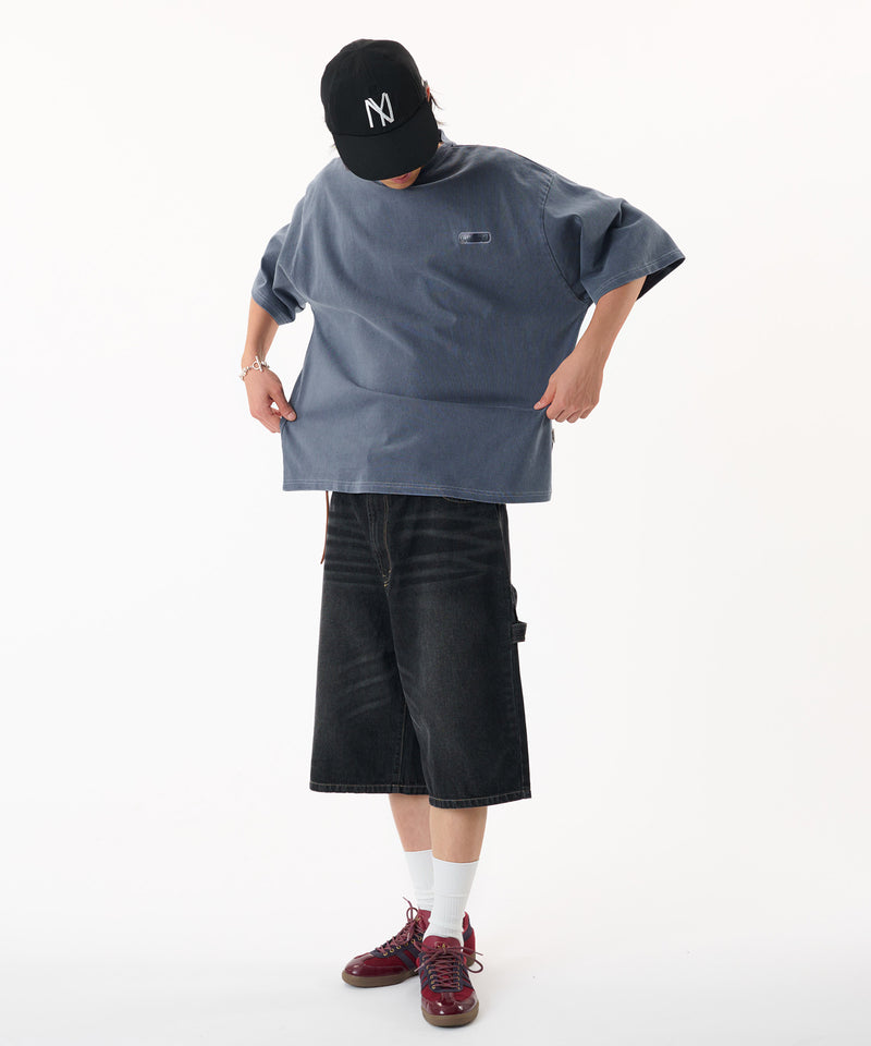 【WETTEMPT｜ウィテンプト】PIGMENT BACK LOGO TEE / ピグメントバックロゴT