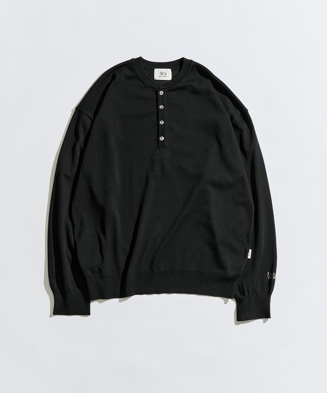 WETTEMPT｜ウィテンプト】HIGH GAUGE HENRY NECK L/S KNIT