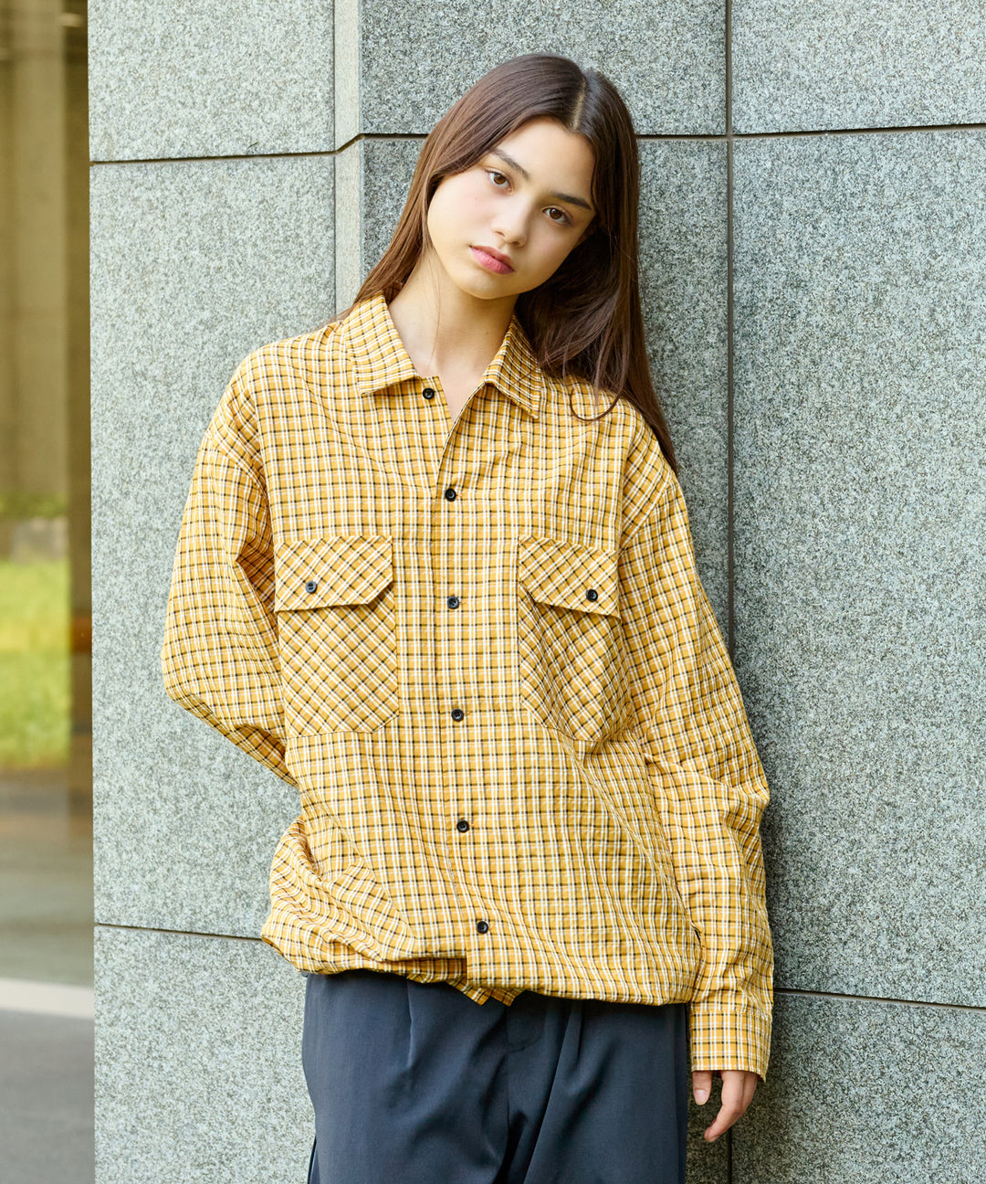 WETTEMPT｜ウィテンプト】BALLOON CHECKED SHIRT / バルーンチェック