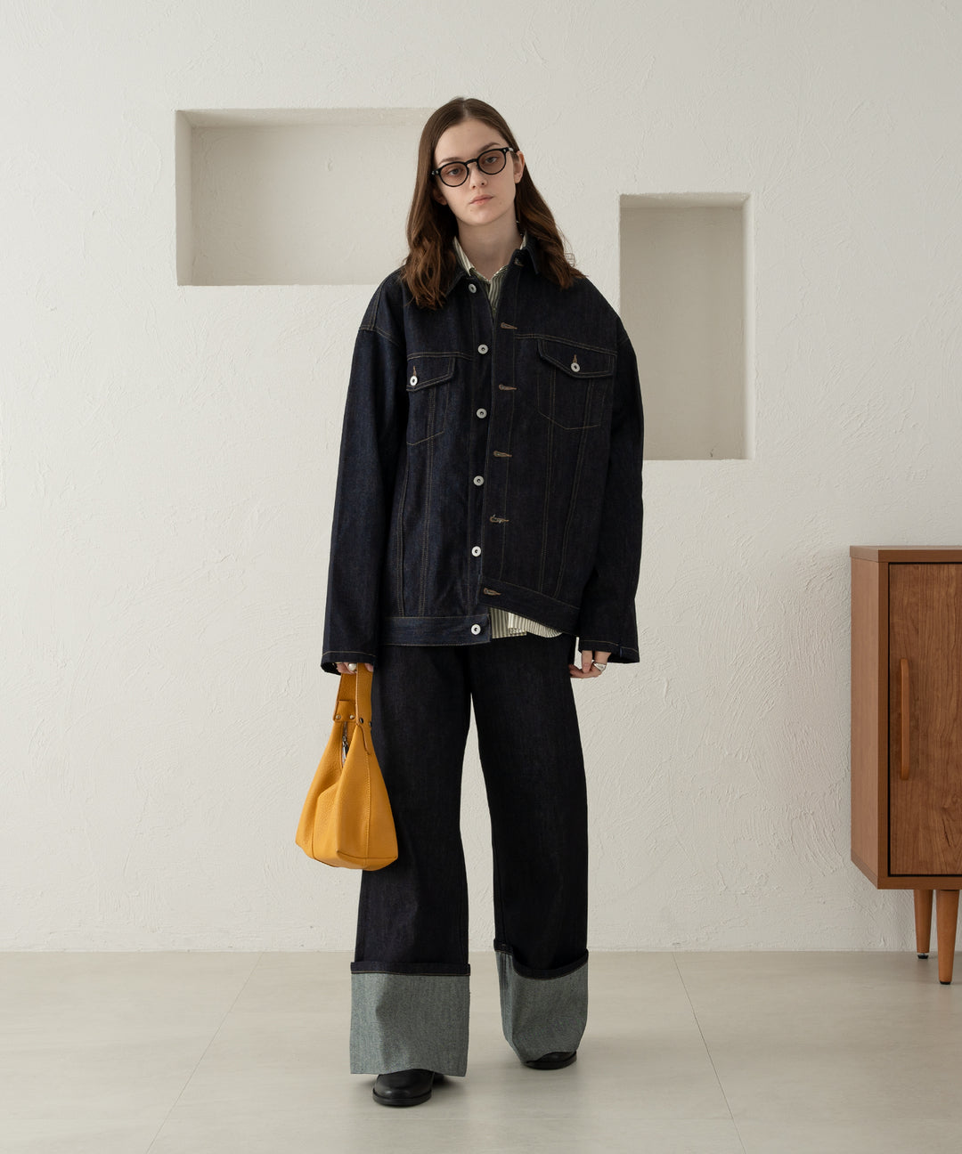 ジャケット Gジャン RIGIT DENIM ARM SLIT JACKETKET/リジットデニムアームスリットジャケット selleglant｜セレグランテRIGIT DENIM ARM SLIT JACKETKET⁄リジット