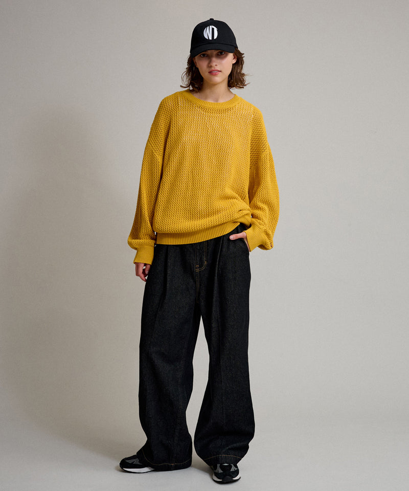 【WETTEMPT｜ウィテンプト】LOOSE MESH KNIT / ルーズメッシュニット