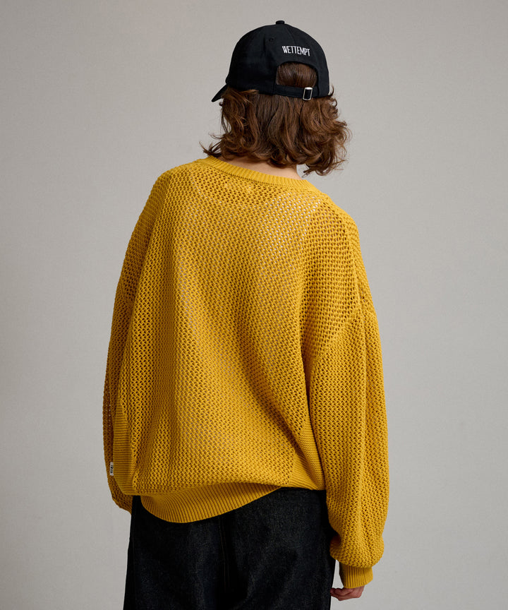 WETTEMPT｜ウィテンプト】LOOSE MESH KNIT / ルーズメッシュ