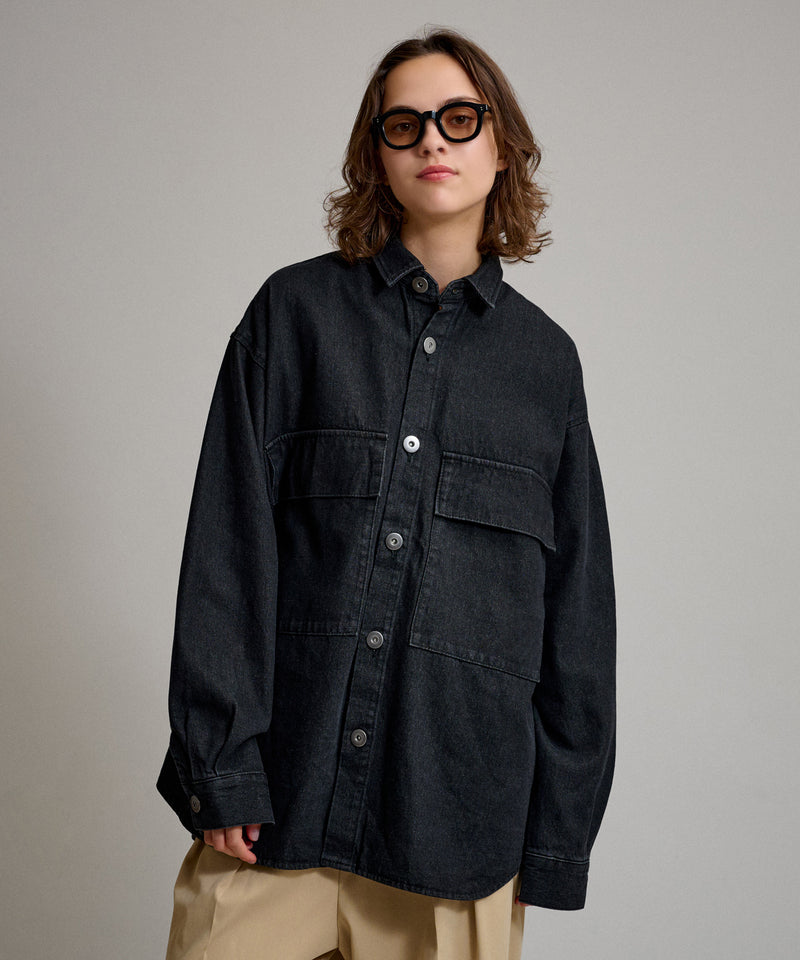 【WETTEMPT｜ウィテンプト】BIG POCKET DENIM SHIRT / ビッグポケットデニムシャツ