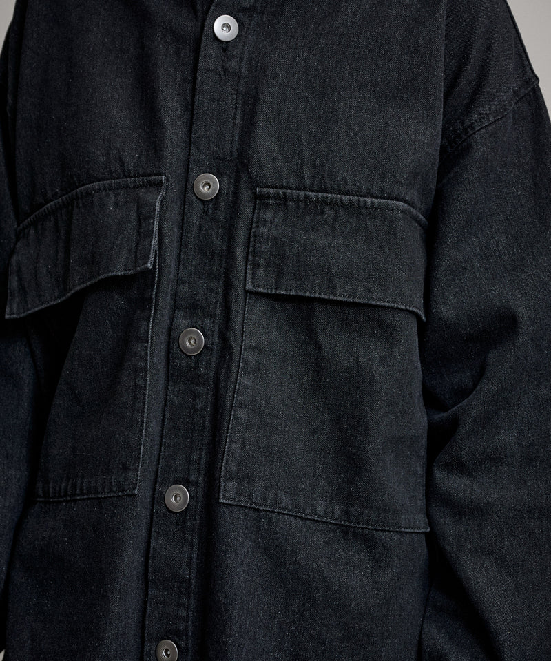 【WETTEMPT｜ウィテンプト】BIG POCKET DENIM SHIRT / ビッグポケットデニムシャツ